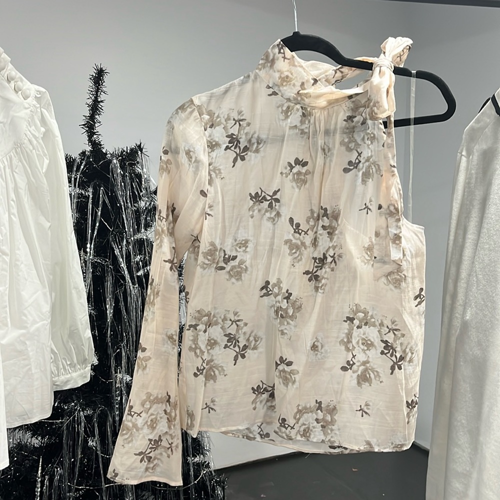 MimiChica ivory blouse, size M, new with tag